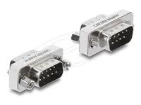 Delock - Sériový adaptér - DB-9 (M) do DB-9 (M) - rezistor 120 ohmu