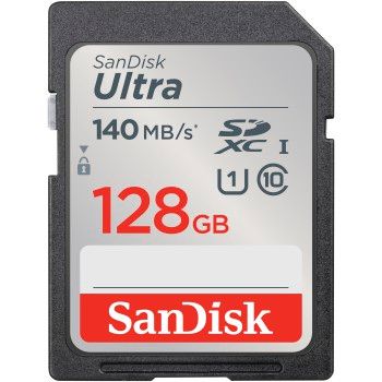 SanDisk Ultra SDXC 128 GB 140 MB/s Class 10 UHS-I