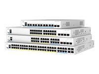 Cisco Catalyst 1300X-24T-4X - Prepínac - L3 - rízený - 4 x 10 Gigabit SFP28 + 24 x 10/100/1000Base-T - Lze montovat do rozvadece