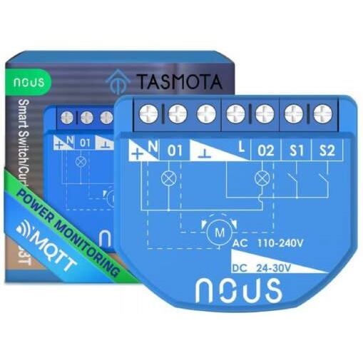 NOUS B3T, Tasmota SMART Switch, přepínač (s měřením)