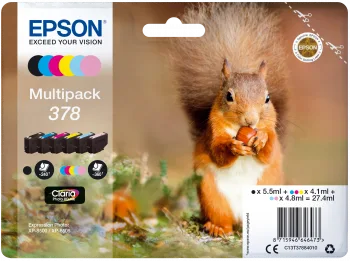 Epson Multipack 6-colours 378 Claria Photo HD Ink