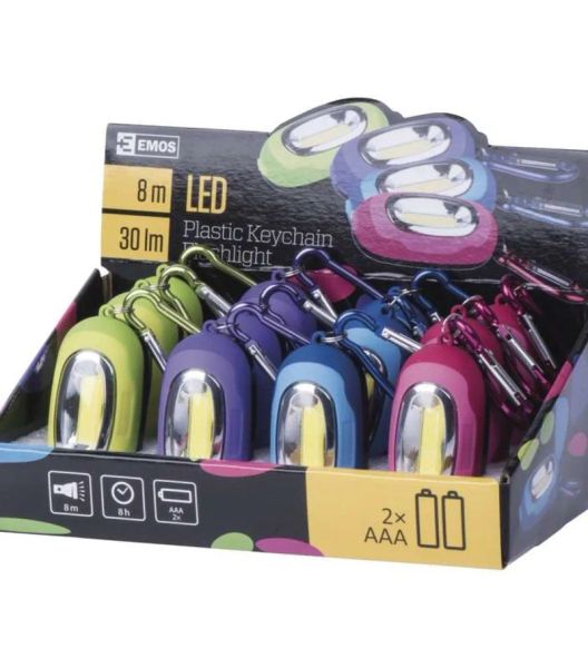 LED baterka Emos P3887 COB přívěsek
