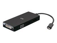 4K 60Hz - Dokovací stanice - USB-C - VGA, DVI, HDMI, DP