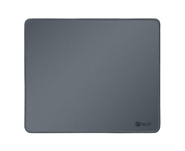 Podložka pod myš C-TECH MP-01, sivá, 320x270x4mm, obšité okraje