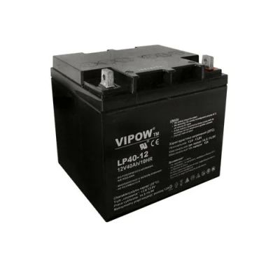 Baterie olověná 12V 40Ah VIPOW BAT0222