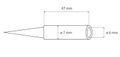 Hrot N1-46 pr.2.0mm  (ZD-929C,ZD-931)