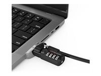 Nástavec zámku bezpečnostního slotu - s kombinovaný zámek - pro Apple MacBook Pro 14.2 in (M1, M2, M3)