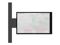 Montážní sada (boční montážní konzola, plochý montážní držák) - pro dotyková obrazovka - hliník, ocel - černá - sloupek - pro Touch Screen TSW-770-B-S
