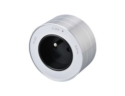 Zásuvkový modul Viking A30S, stříbrná/výstupy - 1xAC/výkon až 2500W/230V,16A,50Hz/Zásuvka typu F