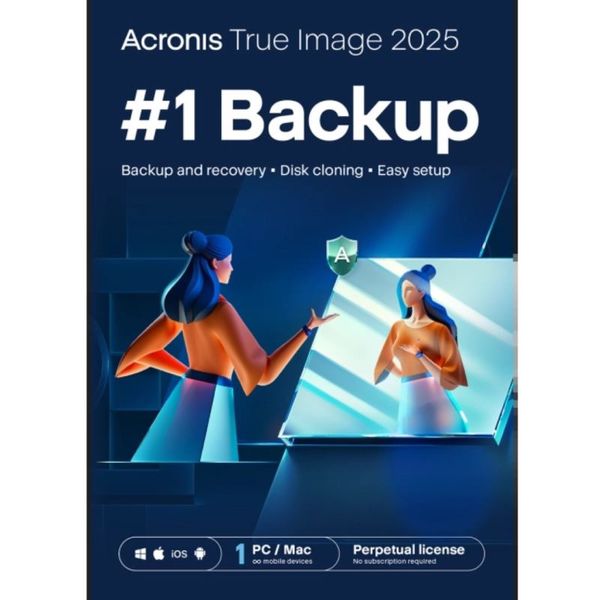 ACRONIS True Image 2025, CZ, doživotní el. lic.