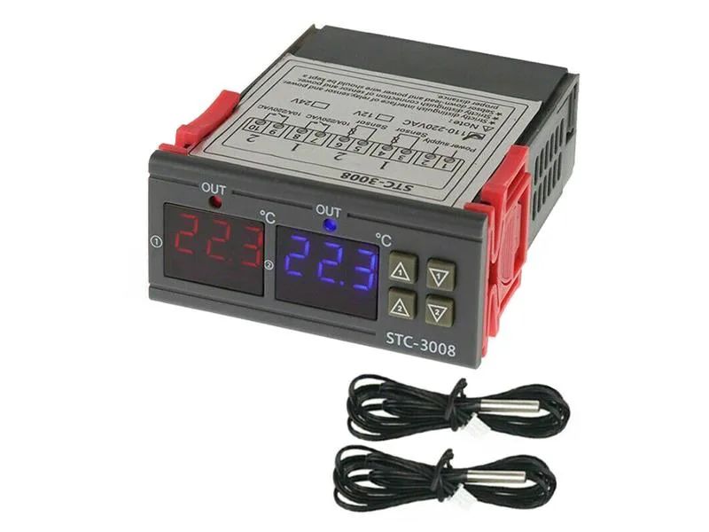 Termostat EUROKOMP STC-3008 duální
