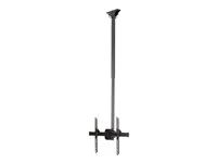 3.5' to 5' Pole - Full Motion - Supports Displays 32” to 75" - For VESA Mount Compatible TVs (FLATPNLCEIL) - Držák - pro plochý panel - ocel - černá - velikost obrazovky: 32"-75" - stropní montáž - pro P/N: HDMIPLATE