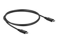 USB kabel - USB-C (M) do USB-C (M) - USB4 / Thunderbolt 3 / DisplayPort - 20 V - 5 A - 80 cm - podpora Power Delivery 3.0, podpora 8K60Hz (7680 x 4320), podpora 5K120Hz (5120 x 2880), podpora 4K240Hz (3840 x 2160) - černá