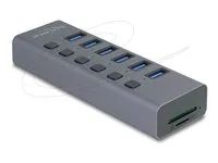 External USB 5 Gbps 6 port Hub with Swit