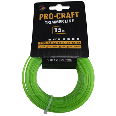 Struna PROCRAFT ZV 2mm 15m hvězdicová