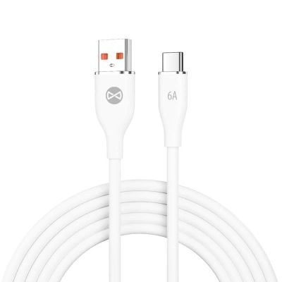 Datový kabel Forever USB/USB-C 1m 66W bílý