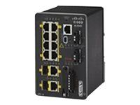 Cisco Industrial Ethernet 2000 Series - Prepínac - rízený - 8 x 10/100 + 2 x kombinace Gigabit SFP - lze montovat na konzolu DIN - repasováno