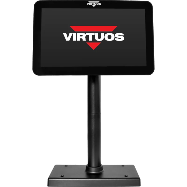 10,1" LCD barevný zákaznický monitor Virtuos SD1010R, USB, černý