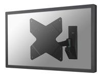 Držák - plný pohyb - pro Displej LCD - černá - velikost obrazovky: 10"-40" - montáž na stěnu