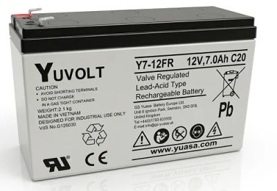 Yuasa YUVOLT Y7-12FR VdS (12V; 7Ah, F1)