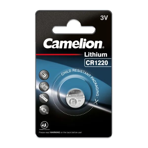 CAMELION Batérie LITHIUM gombíkové CR1220, 1ks