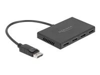 Rozdělovač video / audio - 4 x DisplayPort - desktop