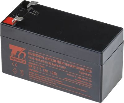 Akumulátor T6 Power NP12-1.2, 12V, 1,2Ah, F1