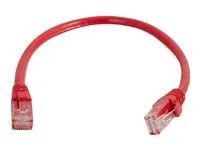 Patch kabel - RJ-45 (M) do RJ-45 (M) - 2 m - UTP - CAT 6 - lisovaný, provedení bez hrbolků, licna - červená