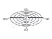Fan Grill 80 x 80 mm silver