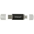 INTENSO Twist Line, USB-C/USB-A, USB Klíč, 32GB