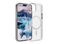 Zadní kryt pro mobilní telefon - kompatibilita s MagSafe - plast - průhledná - pro Apple iPhone 13, 14, 15, 16e, 17e