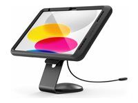 Compulocks iPad 10th-11th (A16) Gen PowerMove Core Counter Stand or Wall Mount Black - Montážní sada (stojan) - zorný úhel 45° - pro tablet - cerná - velikost obrazovky: 10.9" - cítac, montáž na stenu - pro Apple 10.9-inch iPad (10. generace)