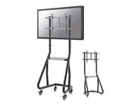 Vozík - pro LCD displej / AV systém - černá - velikost obrazovky: 37"-80"