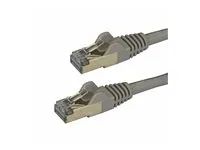 Category 6A - 26AWG (6ASPAT750CMGR) - Patch kabel - RJ-45 (M) do RJ-45 (M) - 7.5 m - STP - CAT 6a - lisovaný, provedení bez hrbolků - šedá