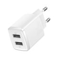 Adaptér USB BASESUS Compact White 2xUSB