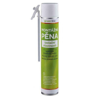 Pěna DEN BRAVEN GREEN LINE montážní trubičková 750 ml