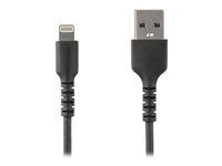 iPhone 7/8/11/11 Pro - Kabel Lightning - USB s piny (male) rovné do Lightning s piny (male) rovné - 1 m - dvojnásobně stíněný - černá