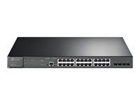Přepínač - L2+ - řízený - 24 x 10/100/1000 (PoE+) + 4 x gigabitů SFP - Lze montovat do rozvaděče - PoE+ (384 W)