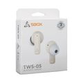 SBOX EB-TWS05-BE, Bluetooth sluchátka, béžová