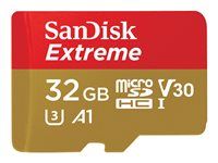 Paměťová karta flash (adaptér microSDHC - SD zahrnuto) - 32 GB - A1 / Video Class V30 / UHS-I U3 - microSDHC UHS-I