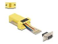 D-Sub 9 pin female to RJ45 female Assemb