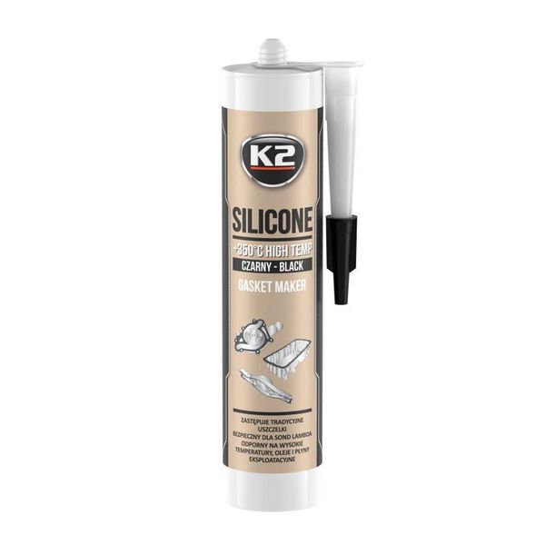 Silikon pro utěsnění části motoru při montáži K2 SILICONE BLACK 300g