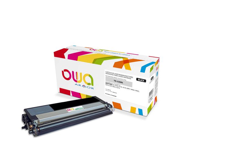 OWA Armor toner kompatibilní s Brother TN-328BK, 6000st, černá/black