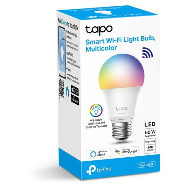 TP-link TAPO L530E, SMART LED žárovka, E27