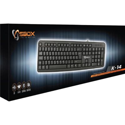 SBOX K-14 USB Klávesnice SK/CZ