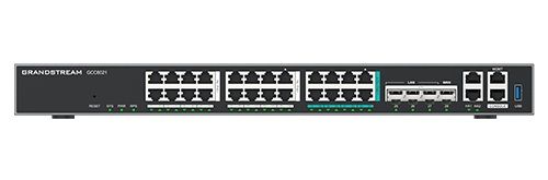 Grandstream GCC6021 all-in-one (10 Gbps VPN router, NGFW, switch 10G SPF+, a IP PBX 50 uživatelů)