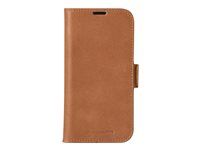 Pouzdro s klopou pro mobilní telefon - kůže full-grain - bronz - pro Apple iPhone 16