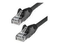 Category 6 - 24AWG (N6LPATCH5MBK) - Patch kabel - RJ-45 (M) do RJ-45 (M) - 5 m - 6 mm - UTP - CAT 6 - provedení bez hrbolků - černá