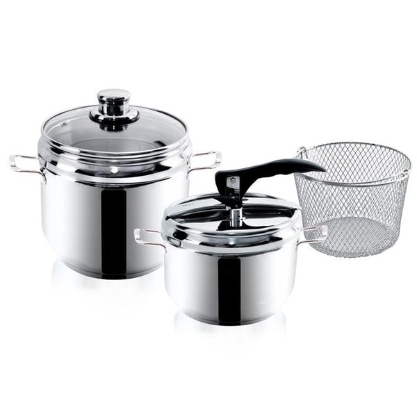 Tlakový hrnec ORION Profi Duo 5l+3,5l