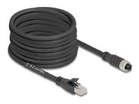 M12 Cable X-coded 8 pin female to RJ45 p